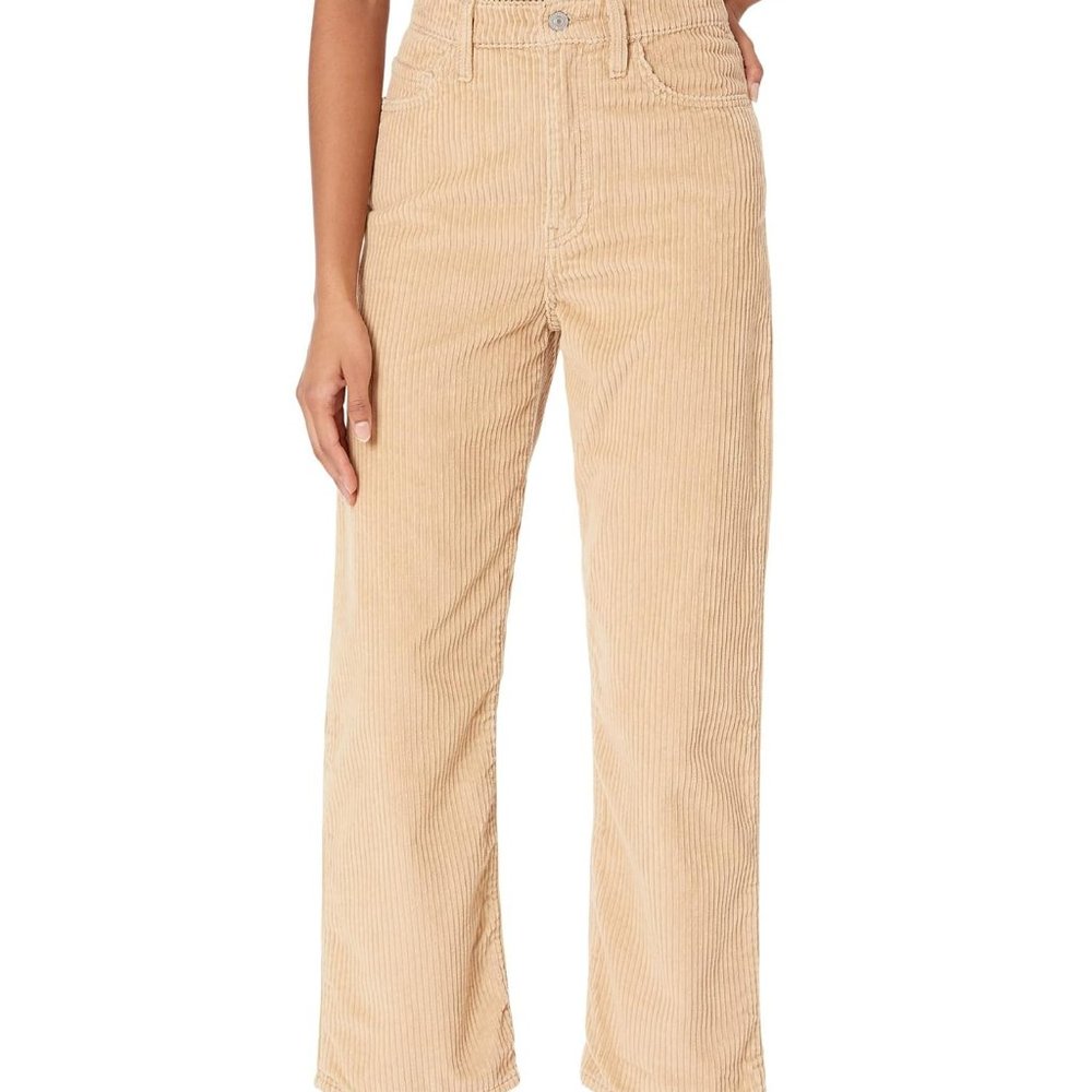 Levi’s premium denim corduroy pants rib cage straight ankle size 27 EUC